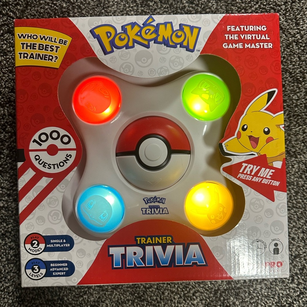 Pokemon Trainer Trivia Game